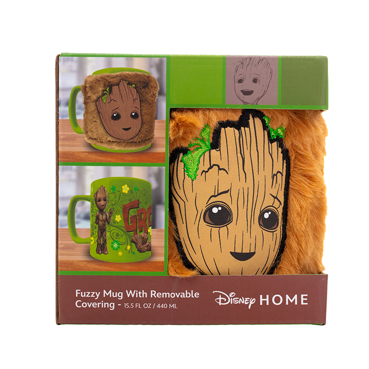Mug with Plush Cover Groot - Guardians of the Galaxy - Marvel (440ml)