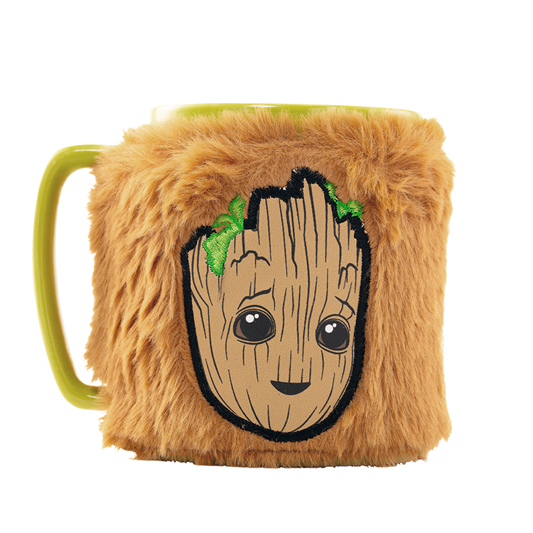 Mug with Plush Cover Groot - Guardians of the Galaxy - Marvel (440ml)