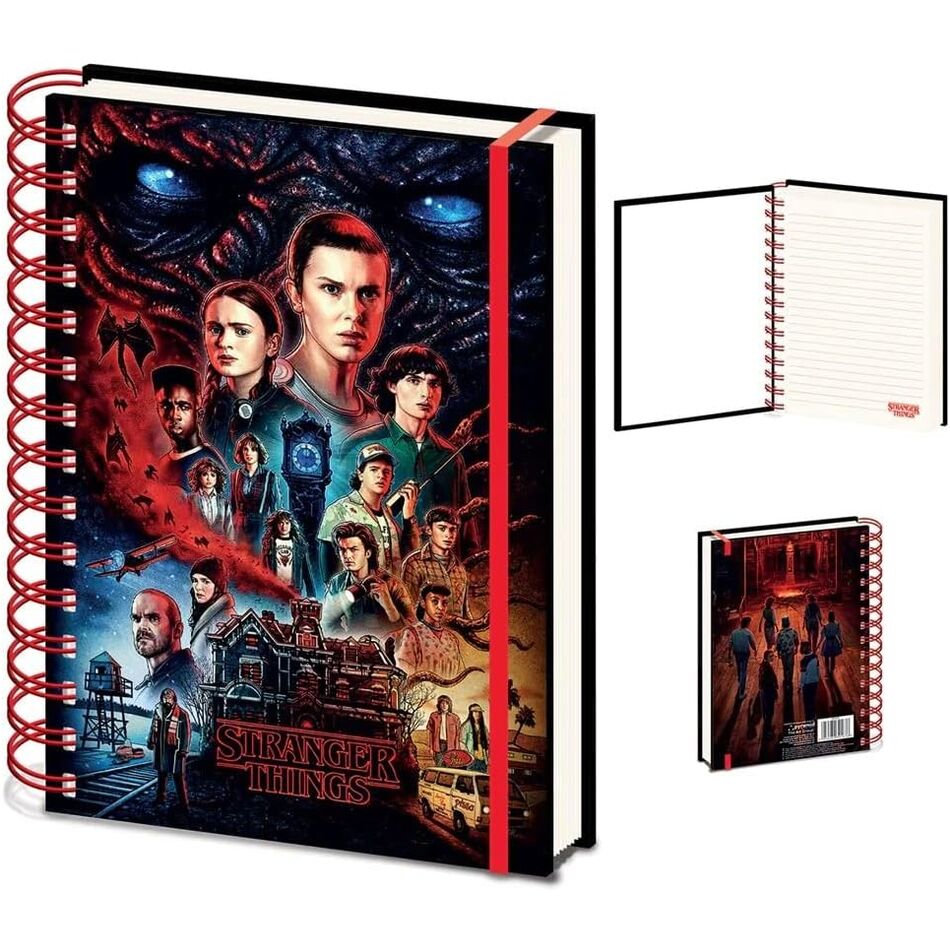 Caderno A5 – Stranger Things