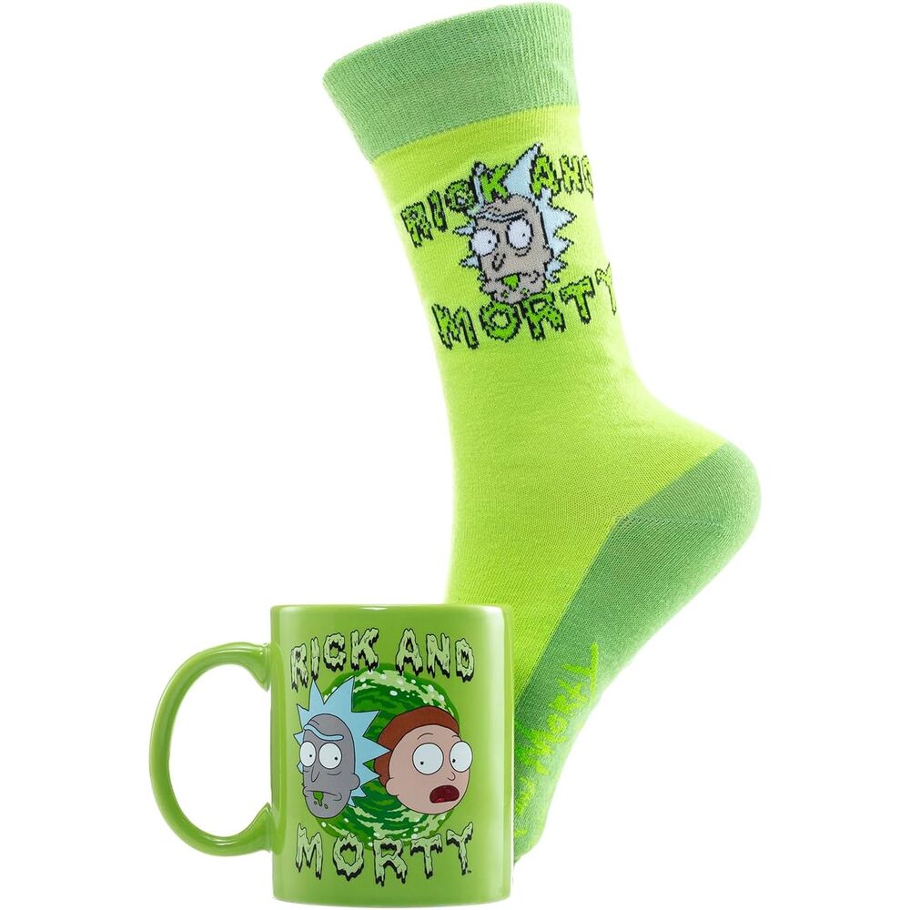 Mug and Socks Set - Ceramic and Textile - Rick and Morty