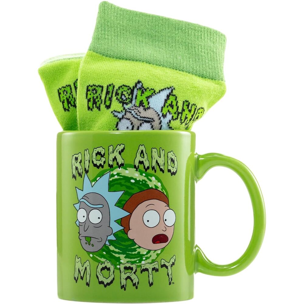 Mug and Socks Set - Ceramic and Textile - Rick and Morty
