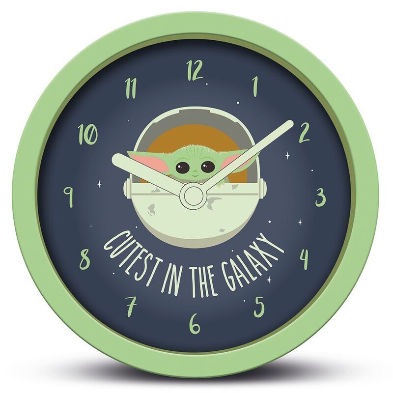 Star Wars The Mandalorian Desk Clock – Cutest in the Galaxy