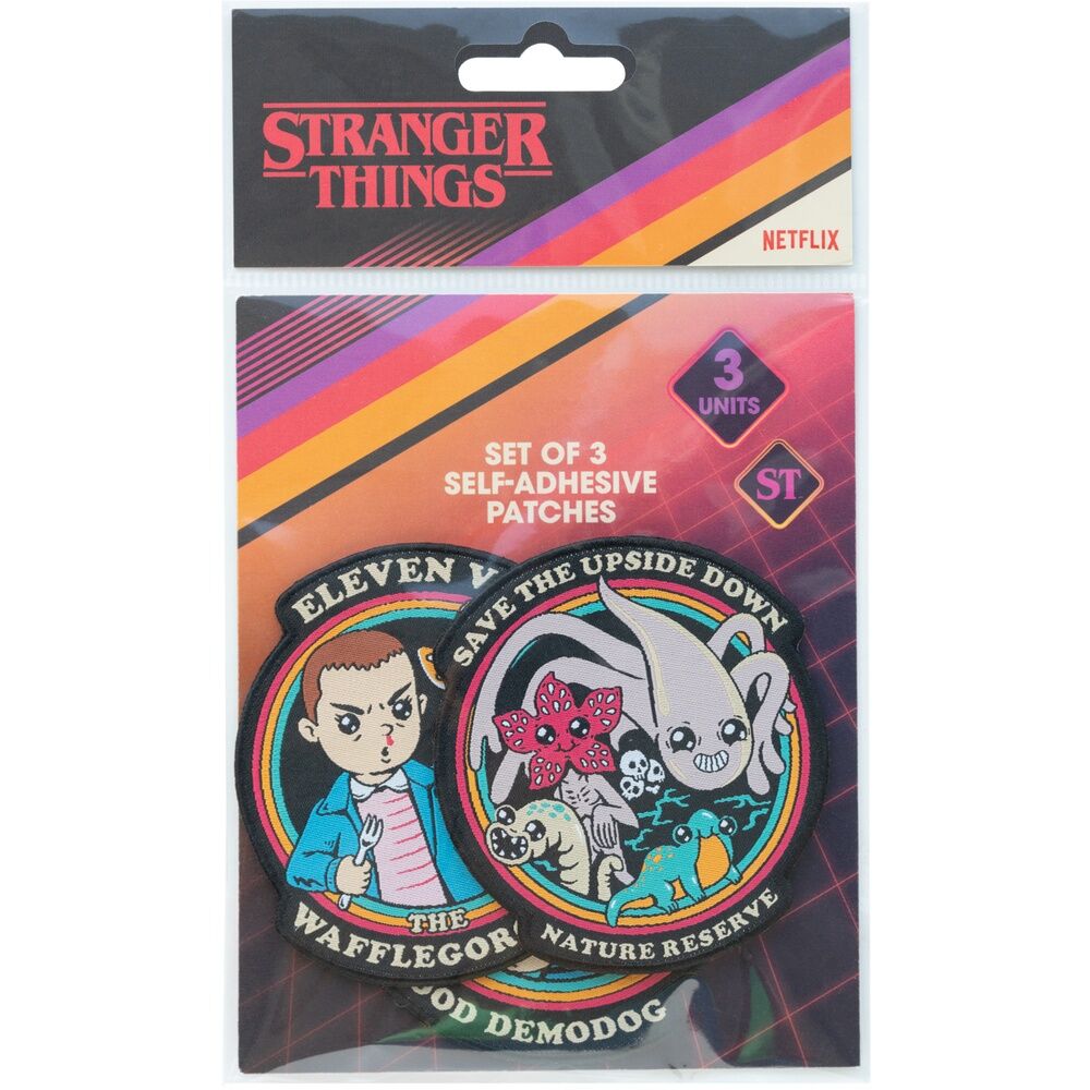 Conjunto 3 Patches – Stranger Things
