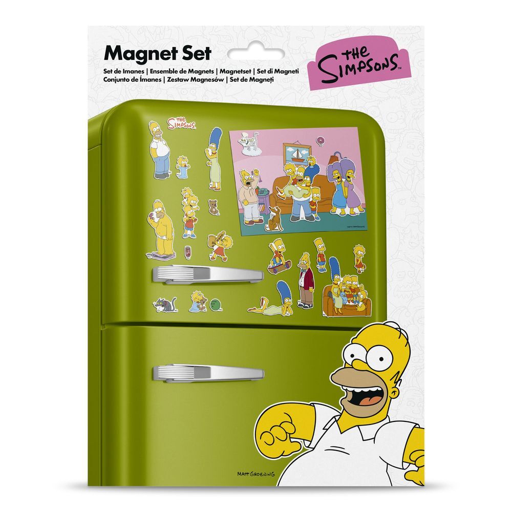 Die-cut magnet set – The Simpsons