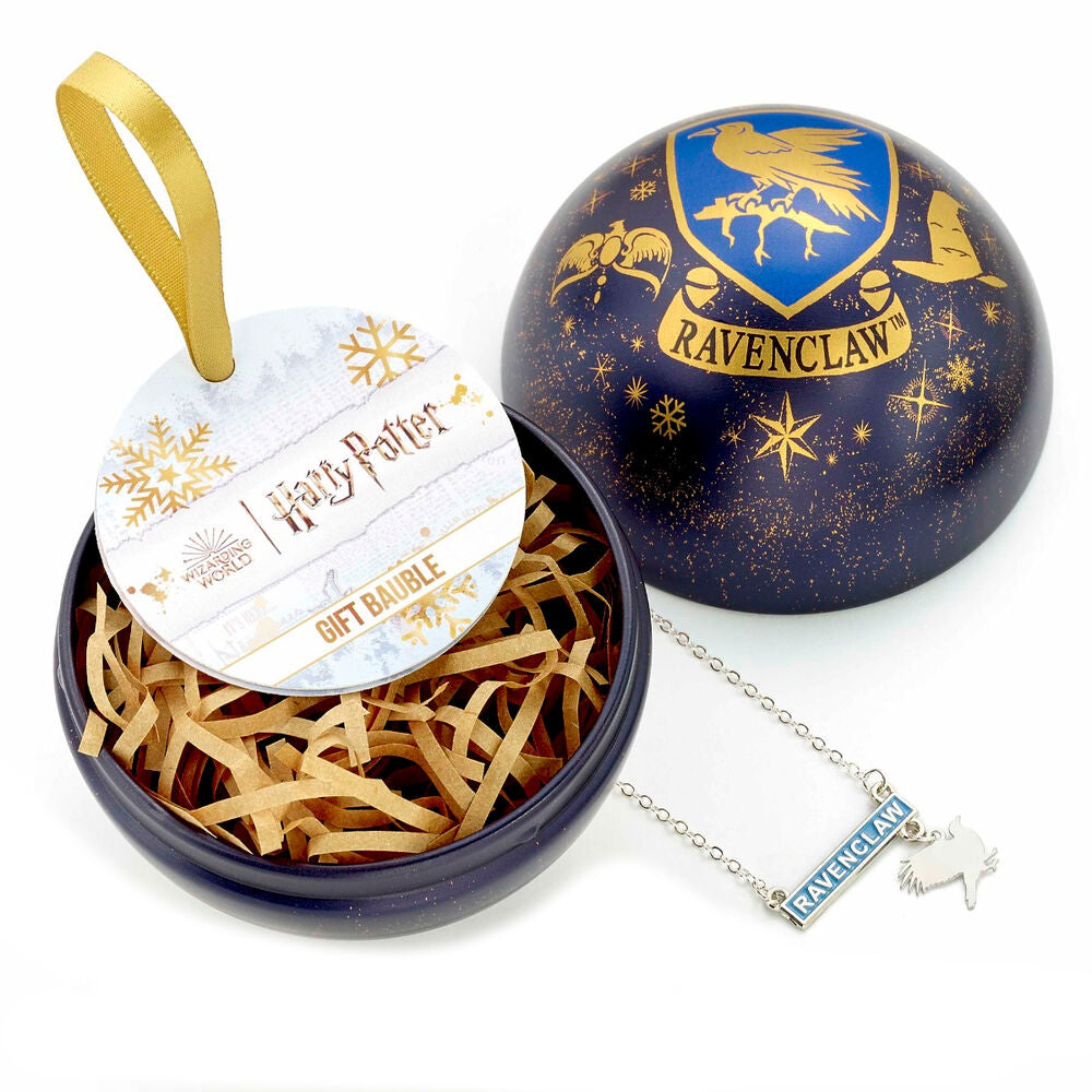 Ravenclaw Necklace + Christmas Ball Set – Harry Potter (8.5 cm)