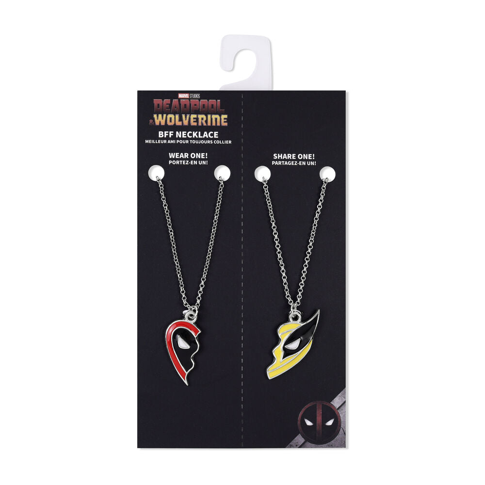 Set of 2 Deadpool and Wolverine Necklaces – Marvel