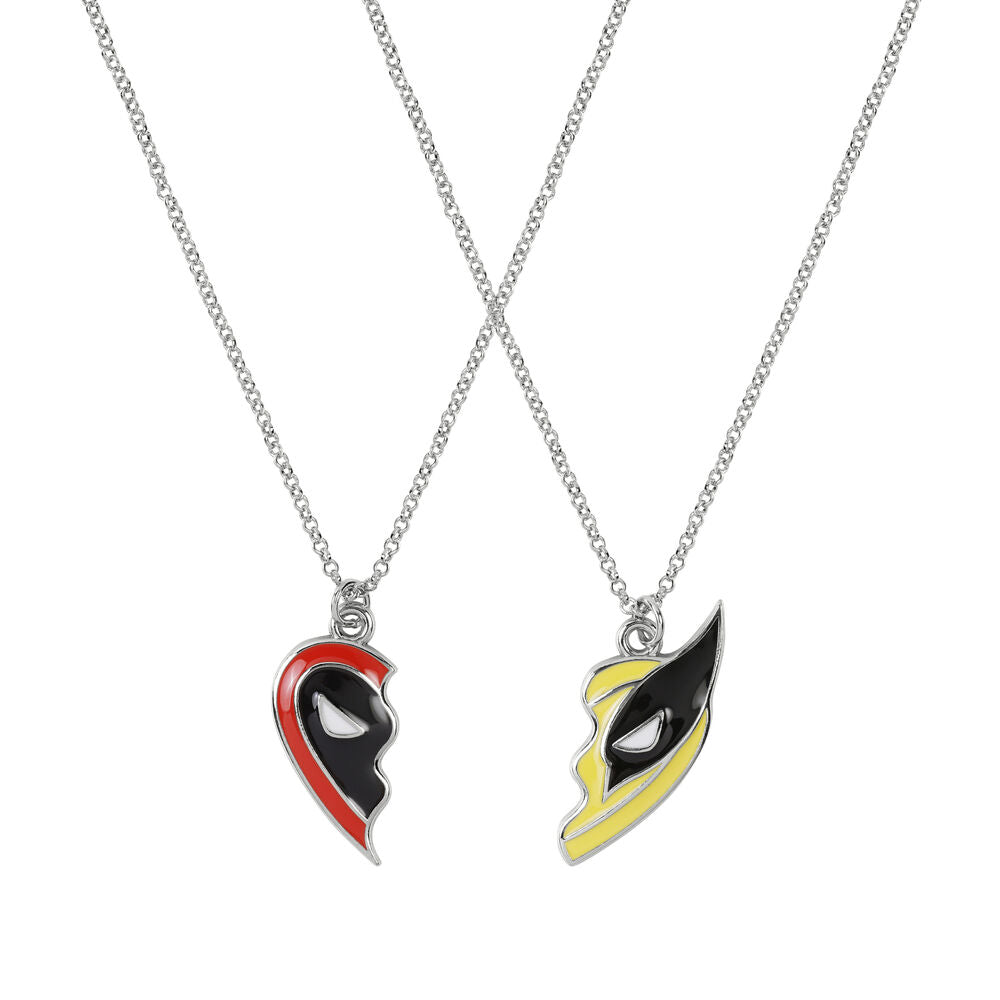 Set of 2 Deadpool and Wolverine Necklaces – Marvel