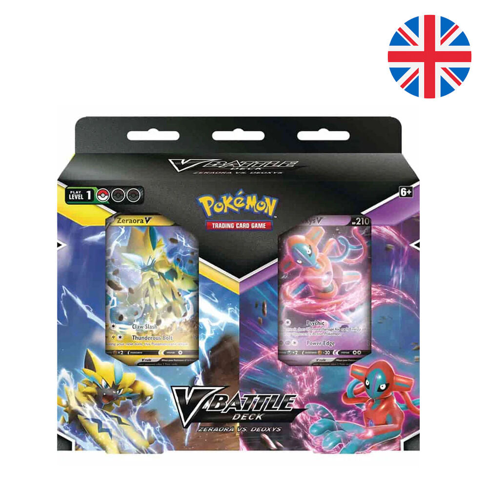 Battle Deck Bundle – Pokémon Zeraora V vs Deoxys V (English)