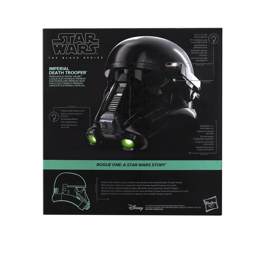 Capacete Eletrónico Imperial Death Trooper – Star Wars The Black Series