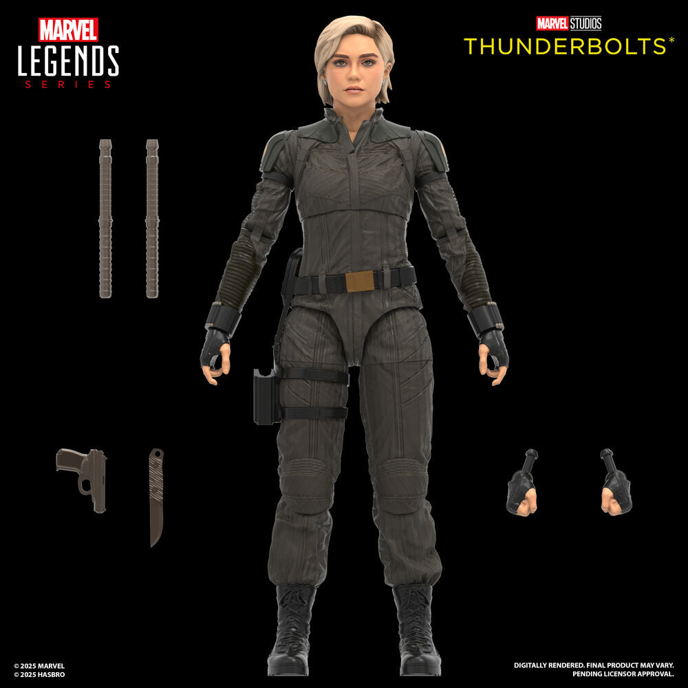 Set of 2 Figures Yelena Belova & Red Guardian Thunderbolts – Marvel Legends (15cm)