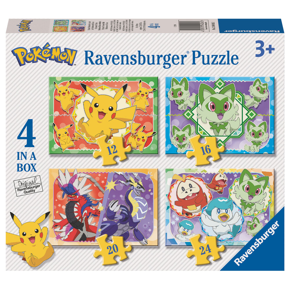 Pokemon jigsaw puzzle 12-16-20-24 pieces