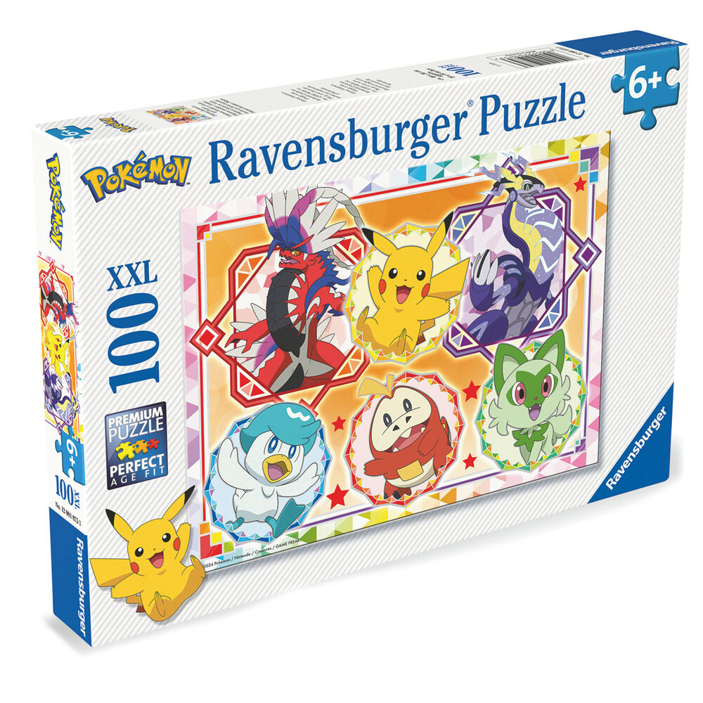 Pokémon XXL jigsaw puzzle (100 pieces)