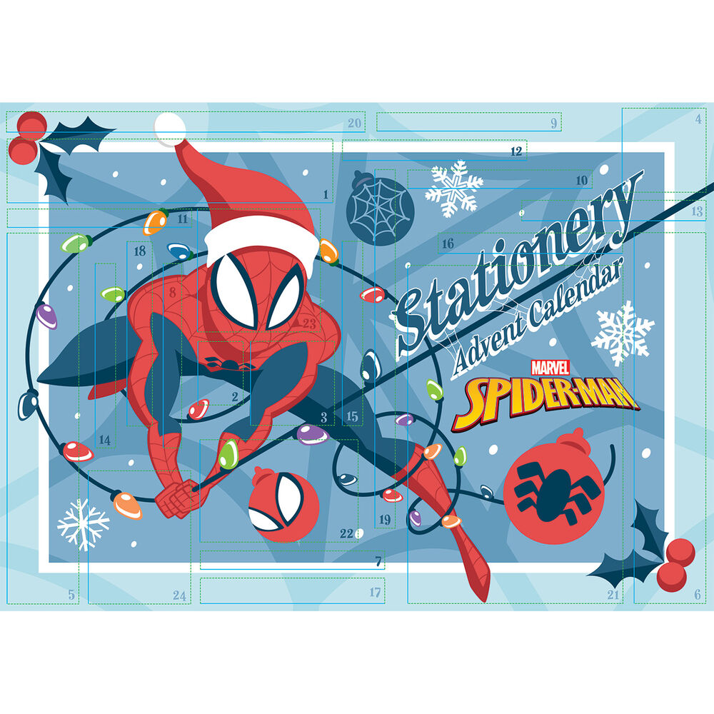 Advent Calendar - Spider-Man Marvel (35x25x3cm)