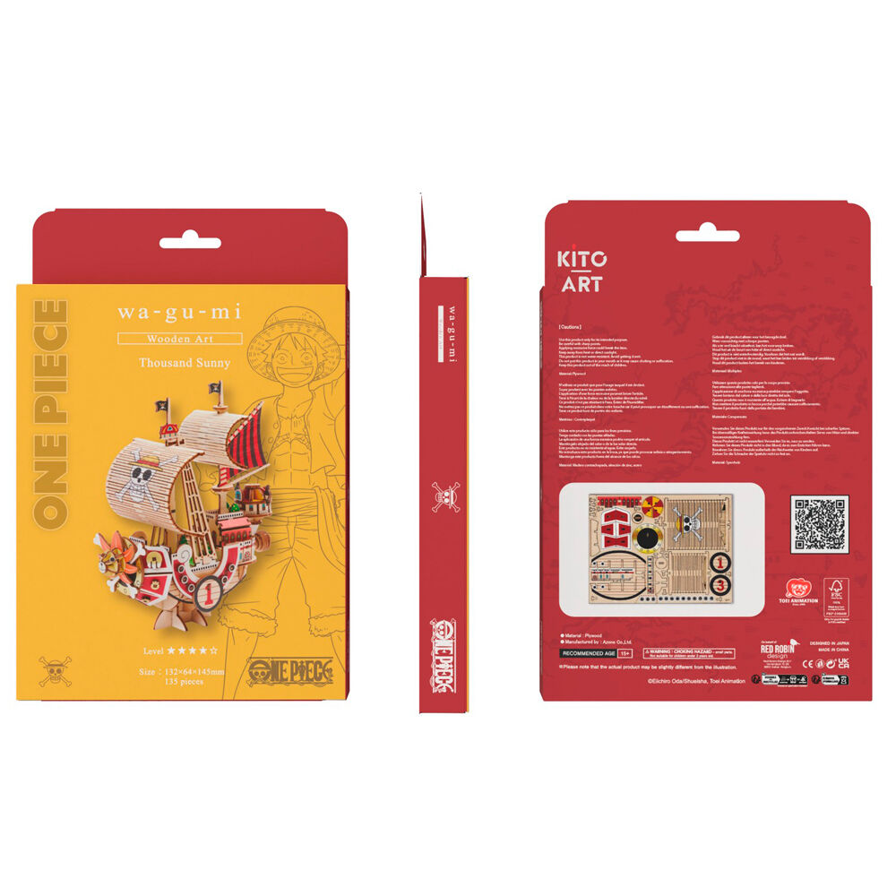 One Piece Wa-Gu-Mi – Thousand Sunny Assembly Set (135 pieces)
