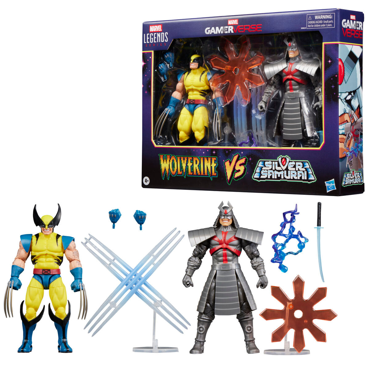 Wolverine &amp; Silver Samurai Figure Set – Marvel Legends Gameverse (15 cm)