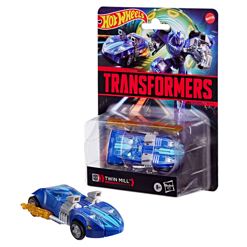 Figura Twin Mill – Hot Wheels x Transformers (12,5 cm, Deluxe)