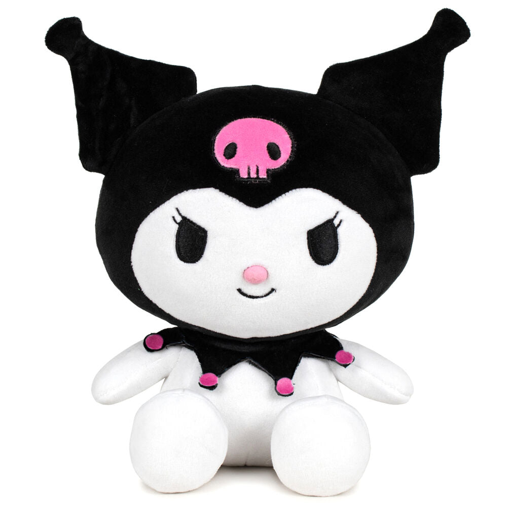 Plush Kuromi Preto – Hello Kitty & Friends (16 cm)