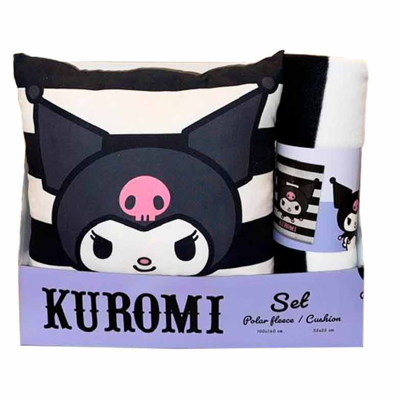 Fleece Blanket + Kuromi Pillow Set – Hello Kitty