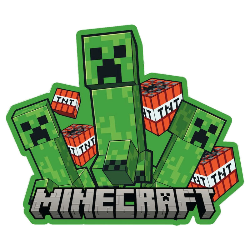 3D Creepers Cushion - Minecraft (35 cm)