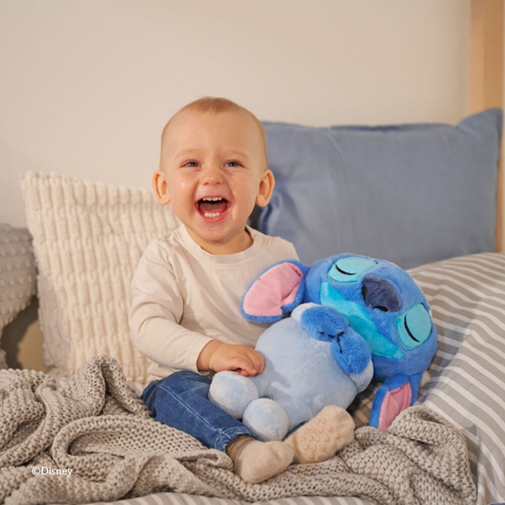 Sleepy Stitch Plush Toy with Sound – Disney (31 cm)