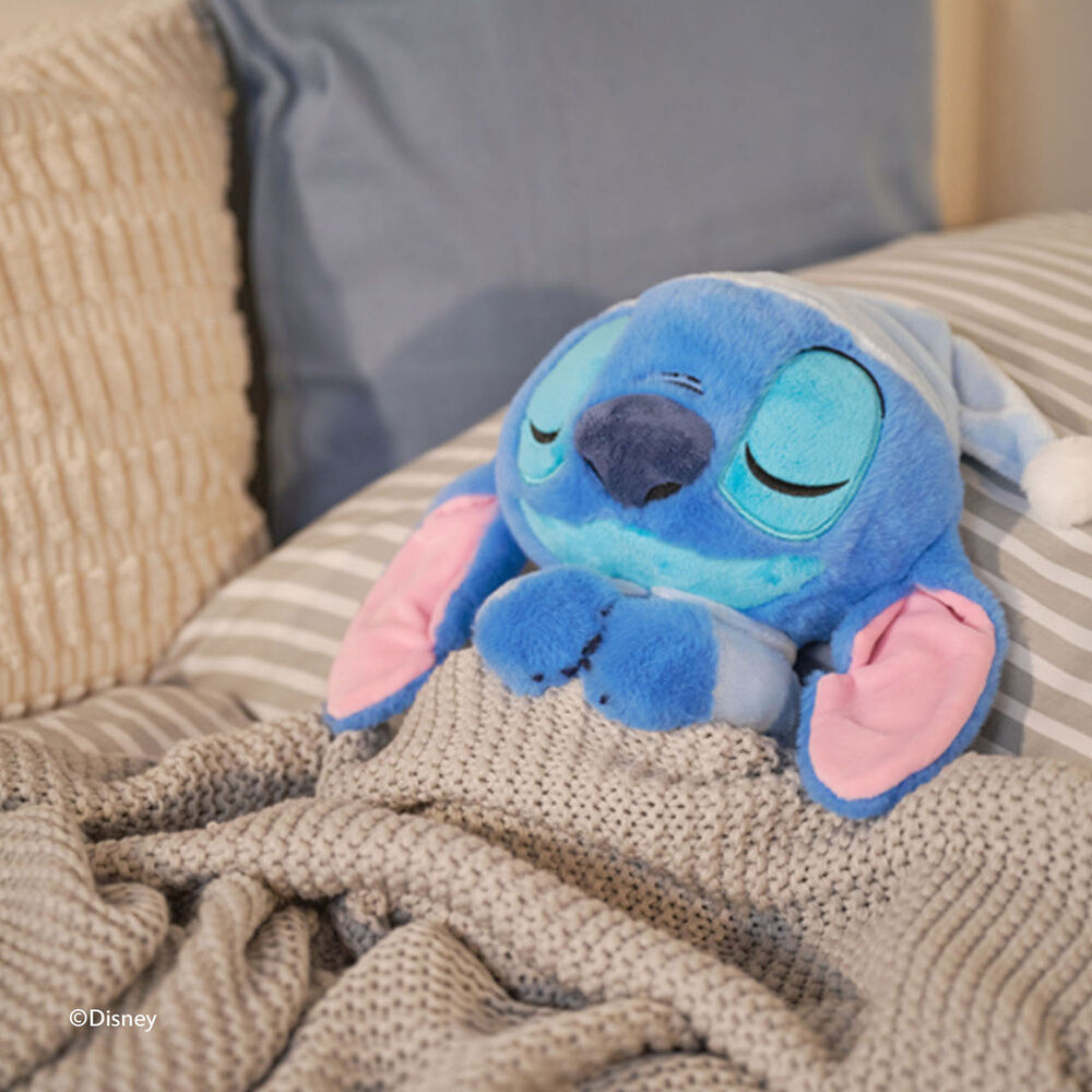 Sleepy Stitch Plush Toy with Sound – Disney (31 cm)