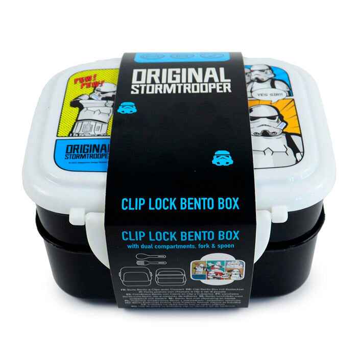 Star Wars Imperial Stormtrooper lunch box + cutlery