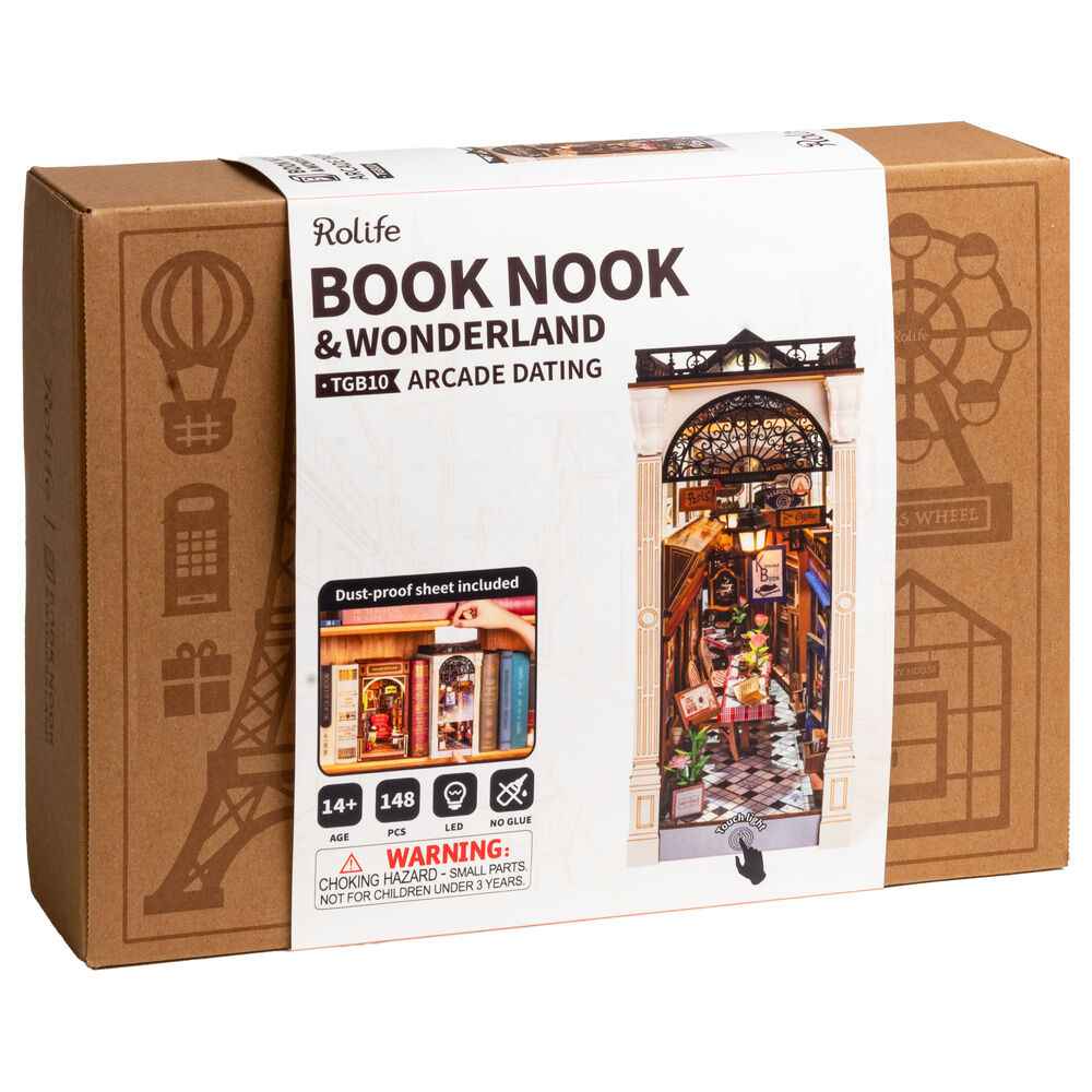 Maqueta 3D Cerra Livros Citas na Sala de Jogos – Rolife (148 peças, 10,6x19,5x25,5 cm)