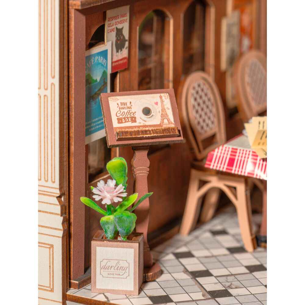 Maqueta 3D Cerra Livros Citas na Sala de Jogos – Rolife (148 peças, 10,6x19,5x25,5 cm)