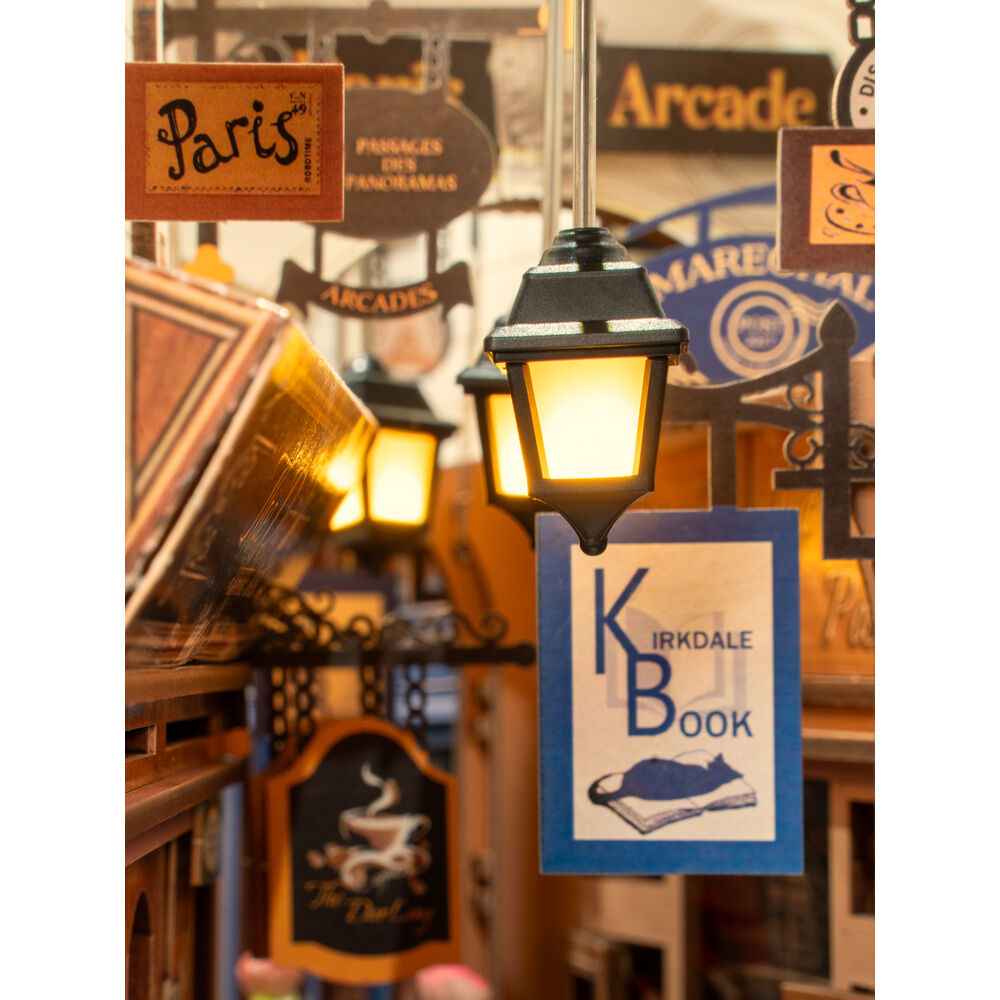 Maqueta 3D Cerra Livros Citas na Sala de Jogos – Rolife (148 peças, 10,6x19,5x25,5 cm)