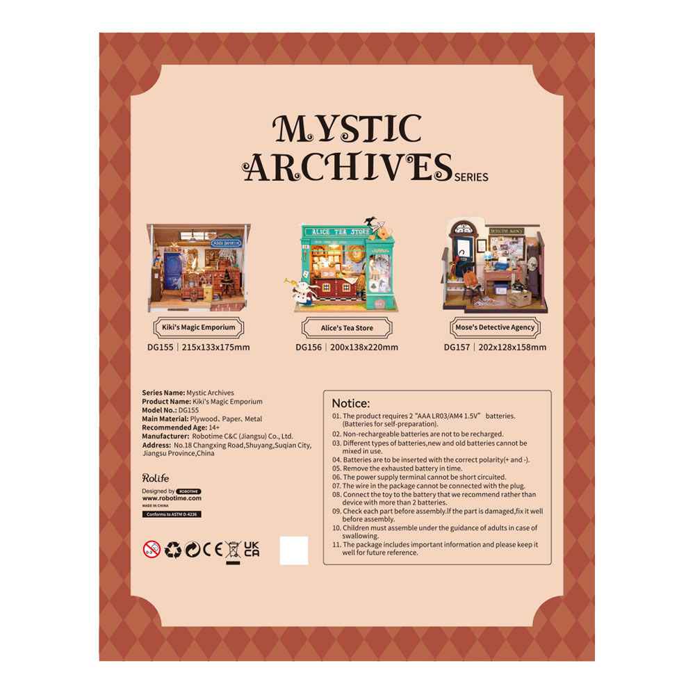 Maqueta 3D A Loja de Chá da Alice – Rolife (136 peças, 17,6x13x12,8 cm)