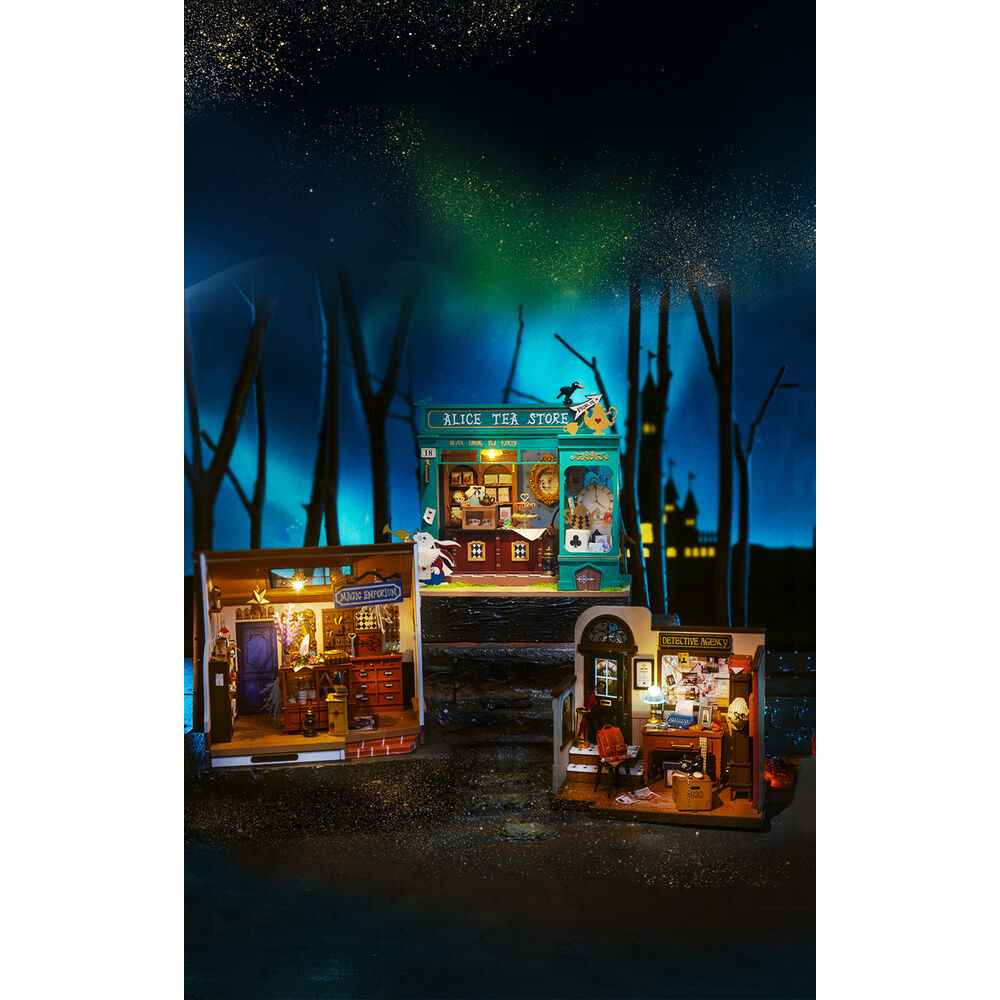 Maqueta 3D A Loja de Chá da Alice – Rolife (136 peças, 17,6x13x12,8 cm)