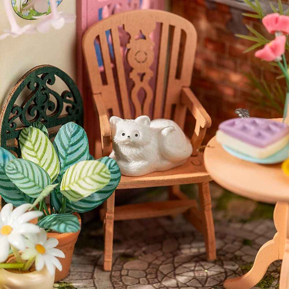 Maqueta 3D Jardim de Chá Elegante – Rolife (76 peças, 11x10x11,5 cm)