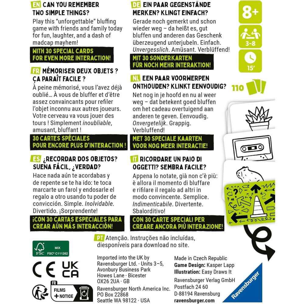 Jogo de Cartas - That’s Not a Hat