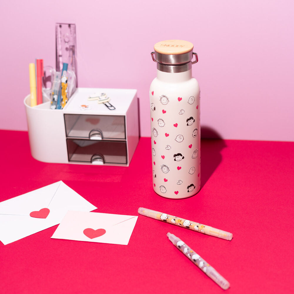 Snoopy Stainless Steel Bottle – Peanuts (500 ml)