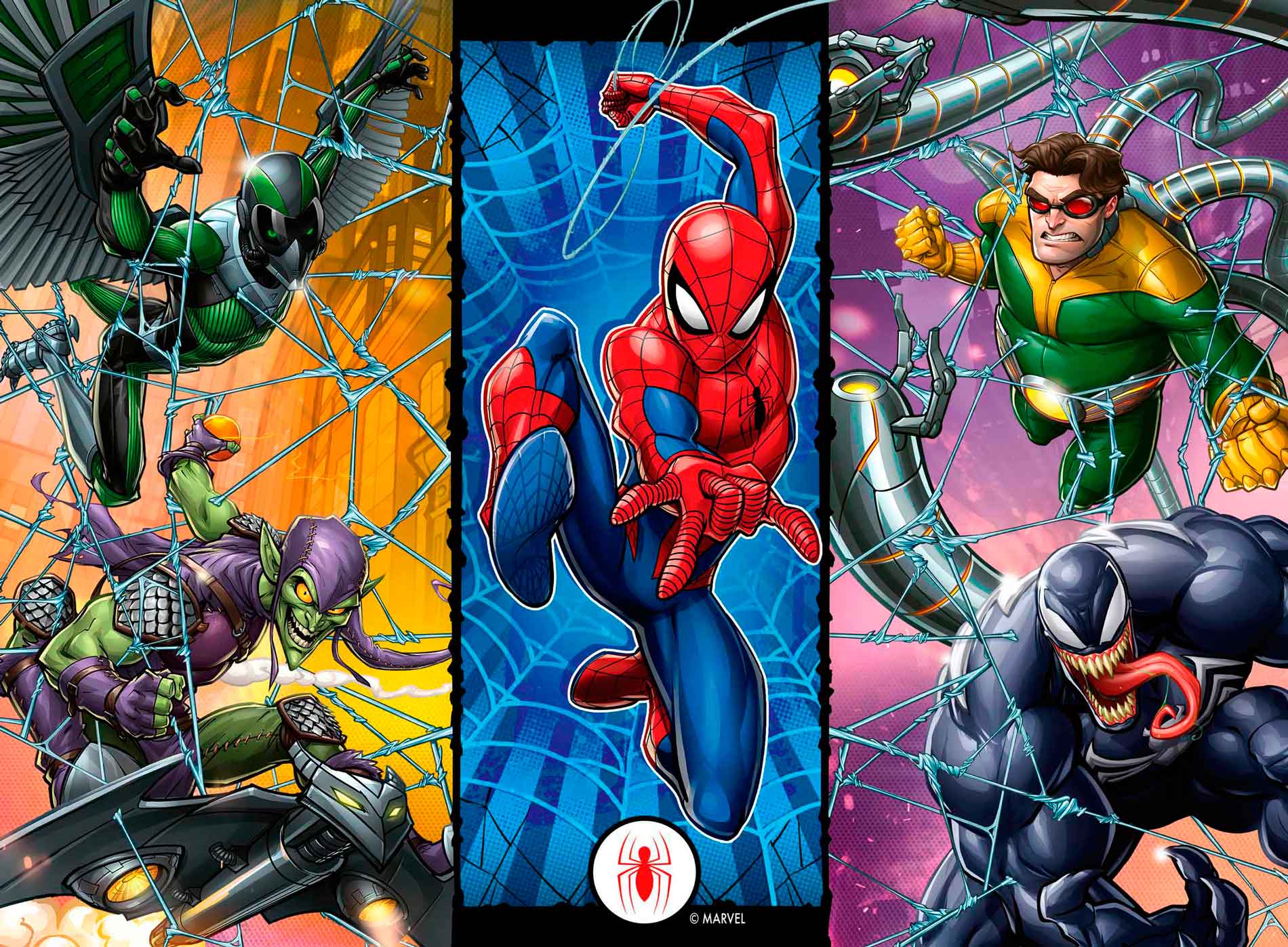 Spiderman Puzzle XXL 300 Pieces - Marvel (49 x 36 cm)